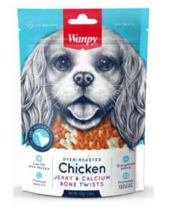 Wanpy Chicken Jerky Dog Treat – 100 Gram