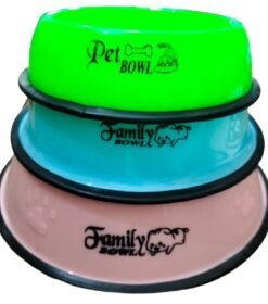 Colour Plastic Bowl For Cats and Dogs