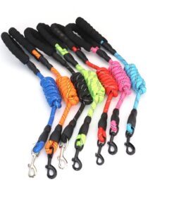 Round Rope Leash Imp Rubber Handle