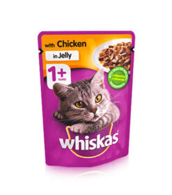 Whiskas 1+ Chicken in Jelly 100g Pouch