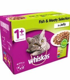 Whiskas Adult Fish & Meat Selection in Jelly Pouch