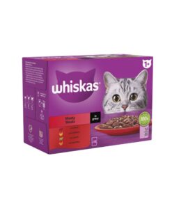Whiskas 1+ Meaty Meals in Gravy in Jelly Adult Wet Cat Food
