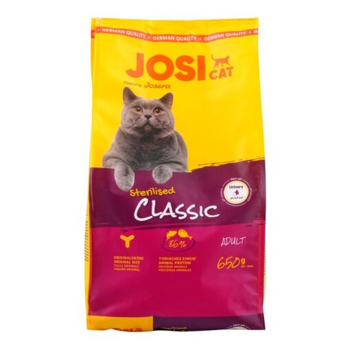 Josera JosiCat Sterilised Classic Adult Dry Food – 650 Gram