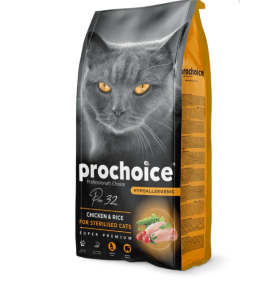 Prochoice Pro 32 Chicken & Rice Sterilized Adult Cat Food