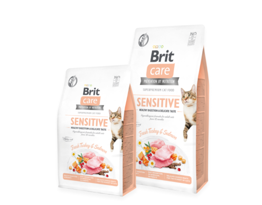 Brit Care Cat Grain-Free Sensitive Healthy Digestion And Deliclicate Taste