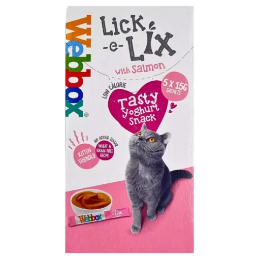 Webbox Lick-e-Lix Creamy Salmon Cat Treats