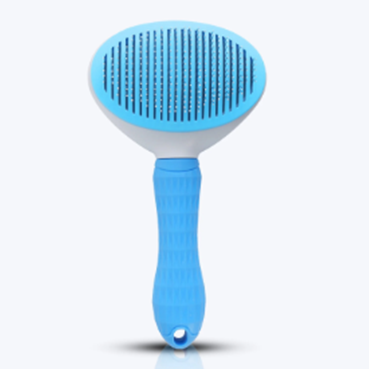 Dog self cleaning grooming brush